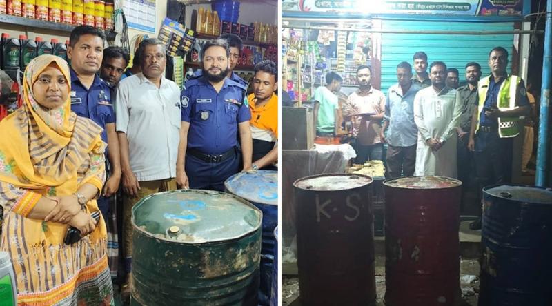 পেট্রোলে সিঁদুর মিশিয়ে তৈরি হতো নকল ‘অকটেন’