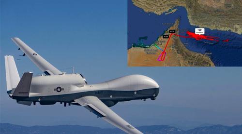 হরমুজ প্রণালির ওপর নিখোঁজ ২০০ মিলিয়ন ডলারের মার্কিন ড্রোন