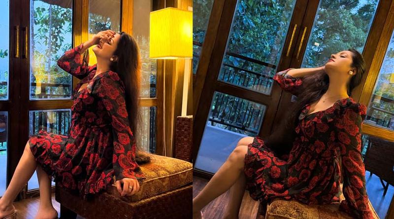 হঠাৎ রহস্যময়ী লুকে পরীমণি!