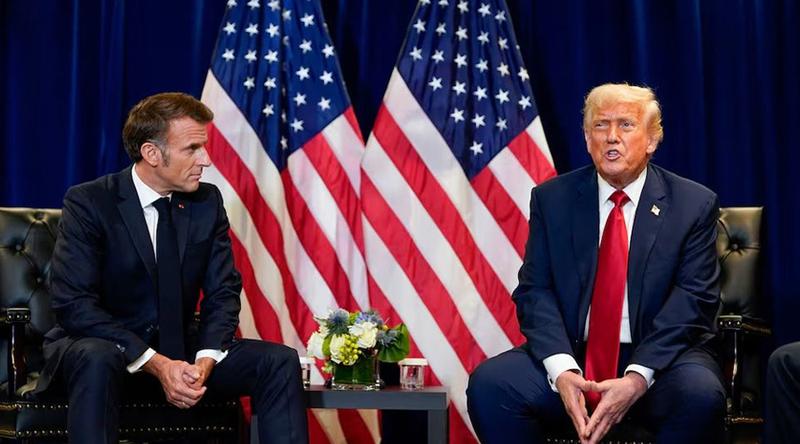 ট্রাম্পকে নৈশভোজের আমন্ত্রণ জানিয়ে সম্মেলনে আনতে চাইছেন মাক্রোঁ