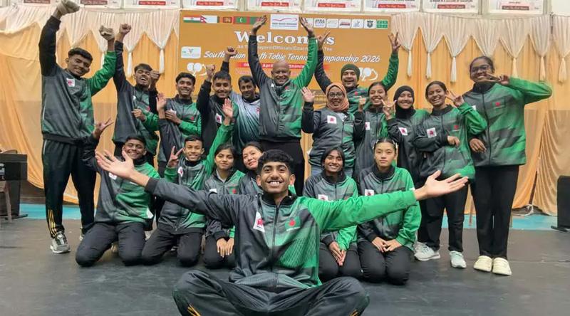 টেবিল টেনিসে বাংলাদেশের ৮ পদক