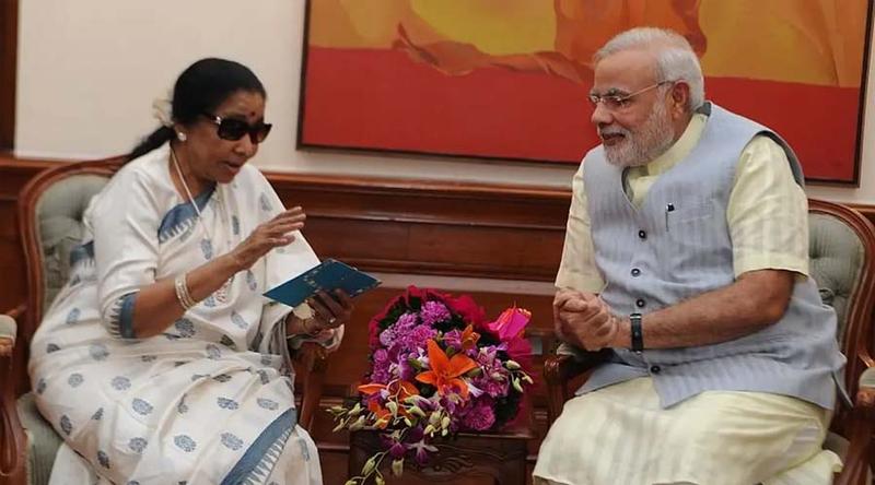 আশা ভোঁসলের মৃত্যুতে নরেন্দ্র মোদির গভীর শোক