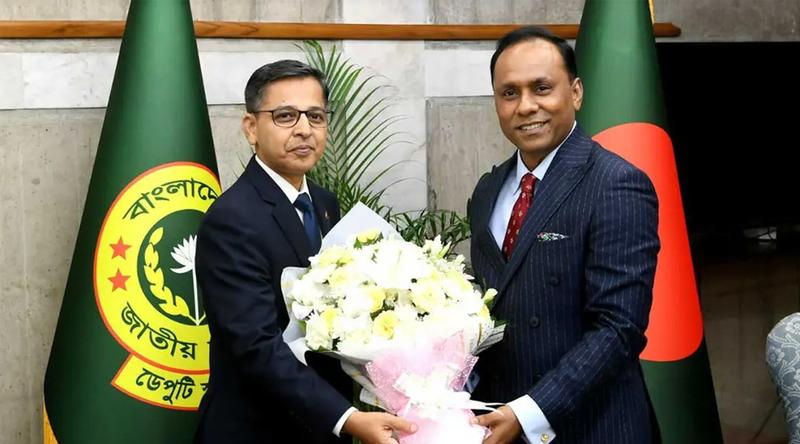 ডেপুটি স্পিকারের সঙ্গে ভারতীয় হাইকমিশনারের সাক্ষাৎ