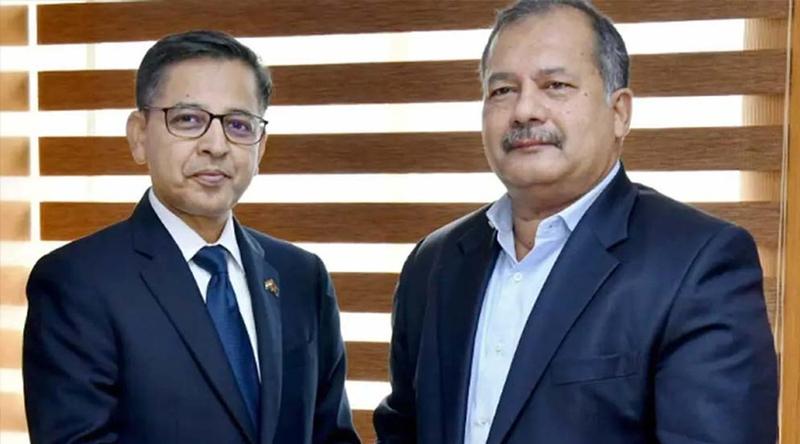 তথ্যমন্ত্রীর সঙ্গে ভারতীয় হাইকমিশনারের সাক্ষাৎ