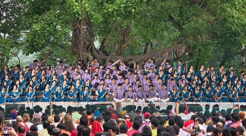 রমনার বটমূলে ছায়ানটের বর্ষবরণ অনুষ্ঠান শুরু