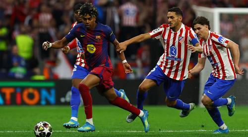 আতলেতিকোর মাঠে জিতেও বার্সেলোনার বিদায়