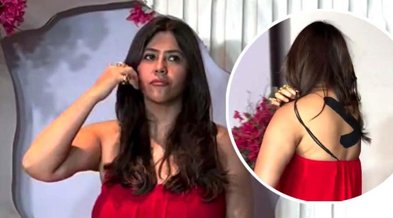 জন্মদিনের অনুষ্ঠানে গিয়ে পোশাক নিয়ে অস্বস্তিতে একতা কাপুর