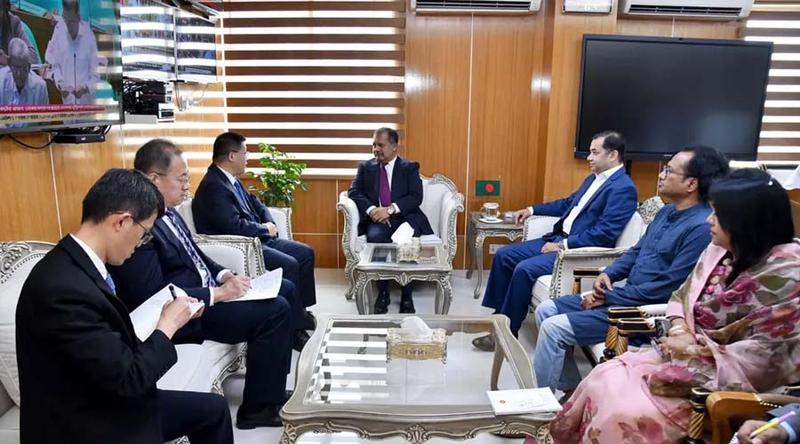 তথ্য ও সম্প্রচার মন্ত্রীর সঙ্গে চীনা রাষ্ট্রদূতের সাক্ষাৎ