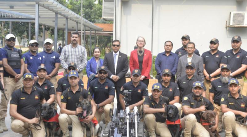 ডিএমপির সিটিটিসি পরিদর্শন করলেন যুক্তরাজ্যের হাইকমিশনার