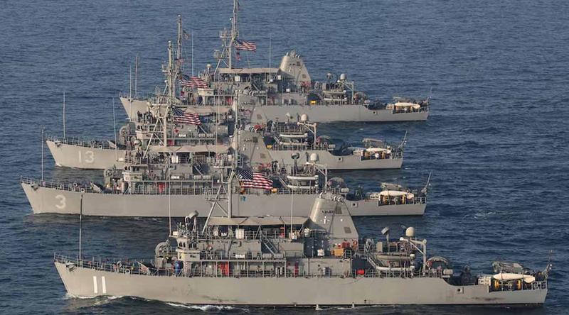 হরমুজ প্রণালিতে মাইন অপসারণে নেমেছে যুক্তরাষ্ট্র