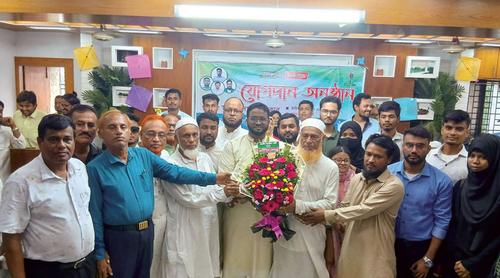 চাঁদপুরে এনসিপিতে যোগ দিলেন দুই শতাধিক নেতাকর্মী