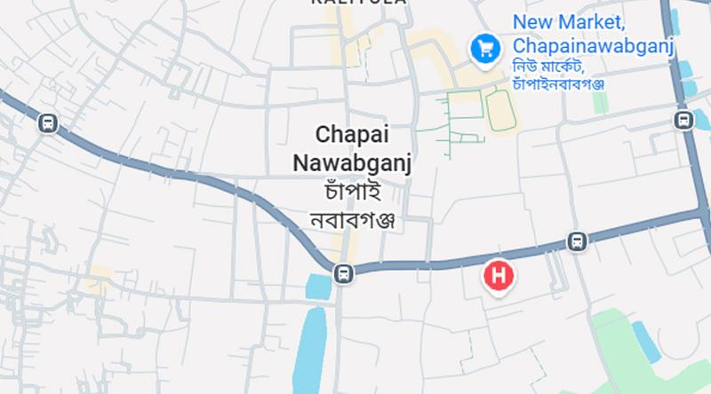 চাঁপাইনবাবগঞ্জে পিকআপের ধাক্কায় প্রাণ গেল সাইকেল চালকের