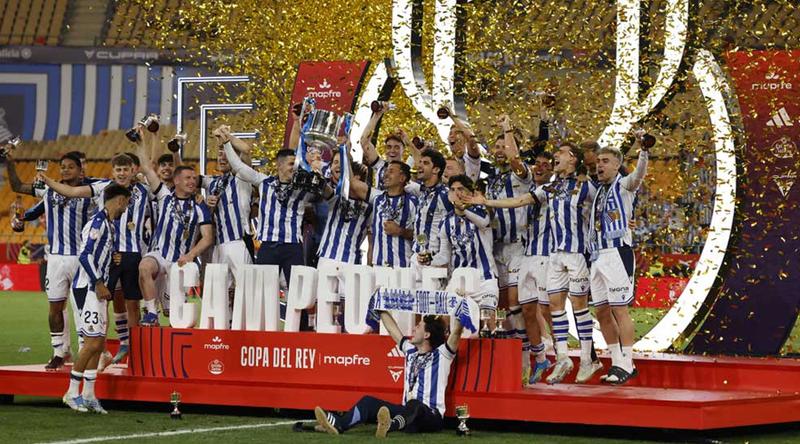 টাইব্রেকারে আতলেতিকো মাদ্রিদের হৃদয় ভেঙে চ্যাম্পিয়ন রিয়াল সোসিয়েদাদ