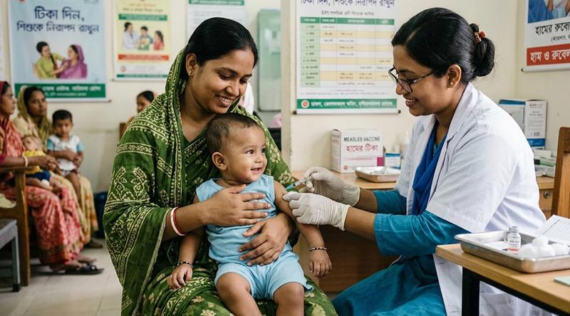 আগামীকাল সারাদেশে হামের টিকাদান কর্মসূচি শুরু