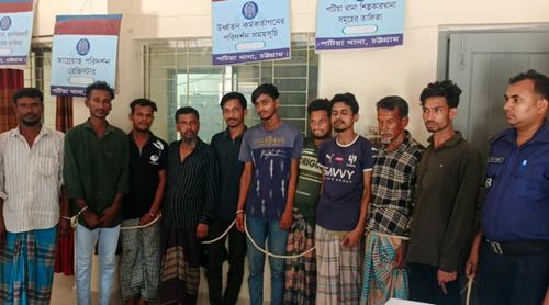 চট্টগ্রামে বিশেষ অভিযানে ছাত্রলীগের এক কর্মীসহ গ্রেপ্তার ১০