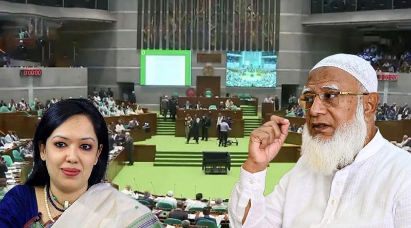 সংসদে রুমিন ফারহানার বক্তব্যের সময় অশালীন অঙ্গভঙ্গি, বিরোধীদলীয় নেতার নিন্দা