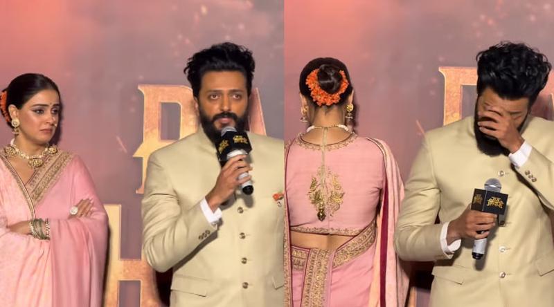 ট্রেলার লঞ্চে কান্নায় ভেঙে পড়লেন রিতেশ-জেনেলিয়া