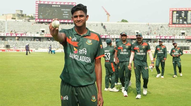 একটি ছাড়া সবই ১৪০ কিমি গতির বল করেছেন নাহিদ রানা