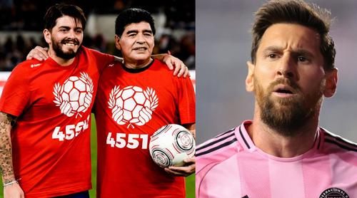 মানুষ হিসেবে মেসি এক নম্বর, কিন্তু আমার বাবা ছিলেন ঈশ্বর: ম্যারাডোনার ছেলে