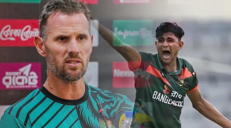 নাহিদ রানাকে দেখে ওয়াকার ইউনুসের কথা মনে পড়ছে শন টেইটের