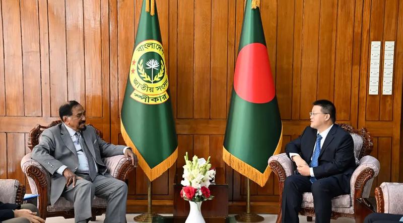 স্পিকারের সঙ্গে চীনা রাষ্ট্রদূতের সাক্ষাৎ, তিস্তা প্রকল্পসহ নানা বিষয়ে আলোচনা