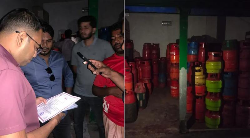 বরিশালে লাইসেন্সবিহীন গ্যাস সিলিন্ডার মজুত, ভ্রাম্যমাণ আদালতে জরিমানা