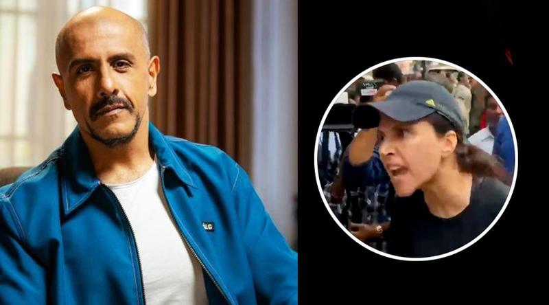 বিজেপি মিছিলে রাস্তা বন্ধ, প্রতিবাদী নারীর পাশে বিশাল দাদলানী