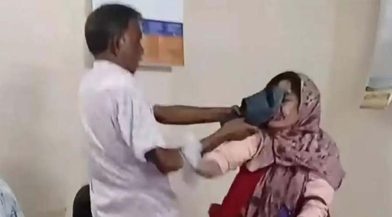 চড় খেয়ে শিক্ষিকাকে জুতা দিয়ে পেটালেন বিএনপি নেতা