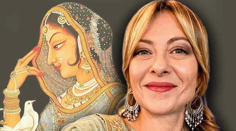 ইতালির প্রধানমন্ত্রীর কানে ভারতের ২ হাজার বছরের ঐতিহ্যবাহী ‘ঝুমকা’