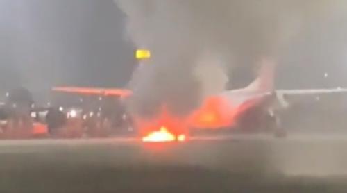 দিল্লি বিমানবন্দরে জুরিখগামী বিমানে আগুন, আহত ৬