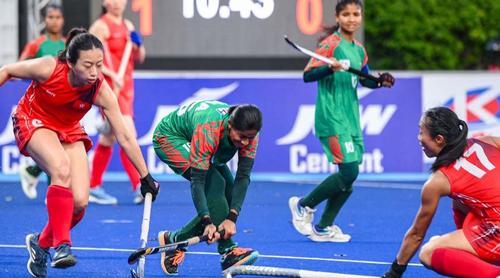 হংকংকে হারিয়ে প্রথমবারের মতো এশিয়ান গেমস হকির মঞ্চে বাংলাদেশের মেয়েরা