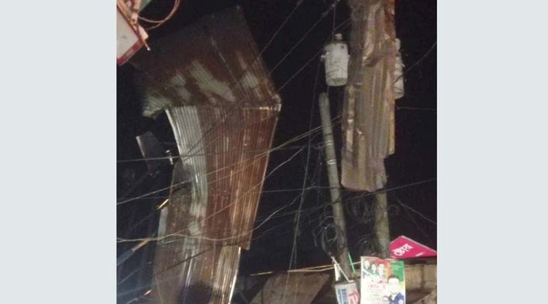 কুমিল্লায় কালবৈশাখী ঝড়ের তাণ্ডবে ব্যাপক ক্ষয়ক্ষতি