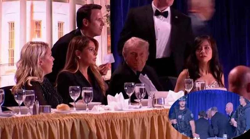 গুলির সময় ‘ট্রাম্পকে ফেলে’ টেবিলের নিচে চলে যান তার স্ত্রী মেলানিয়া