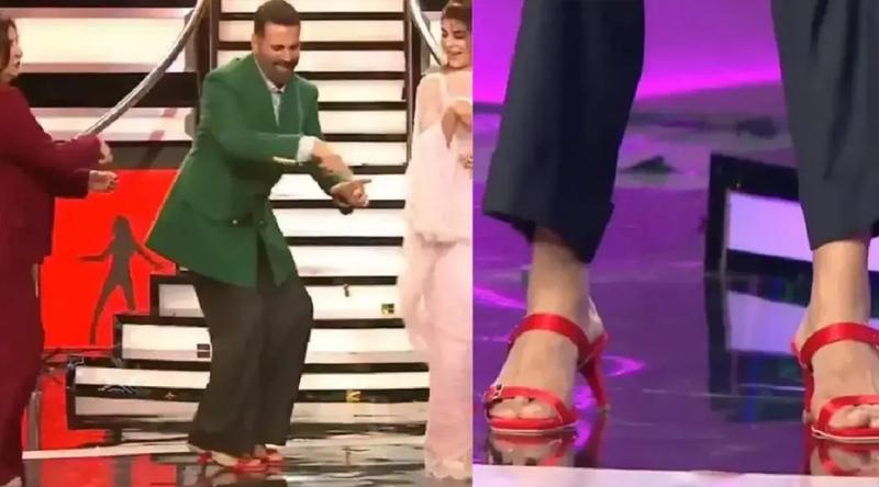 হাই হিল পরে মঞ্চে নাচলেন অক্ষয়