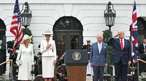 হোয়াইট হাউসে ব্রিটিশ রাজদম্পতি, চলছে জমকালো আয়োজন