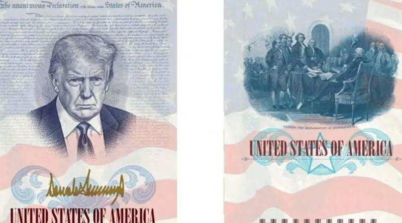 এবার মার্কিন পাসপোর্টে দেখা মিলবে ট্রাম্পের