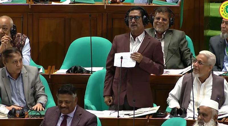 সংসদে ‘আলবদর-রাজাকারের বাচ্চারা’ বলে হুঙ্কার ফজলুর রহমানের