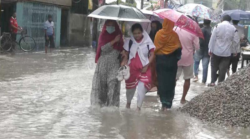 বরিশালে ২৪ ঘণ্টায় ৭১.৮ মিলিমিটার বৃষ্টি