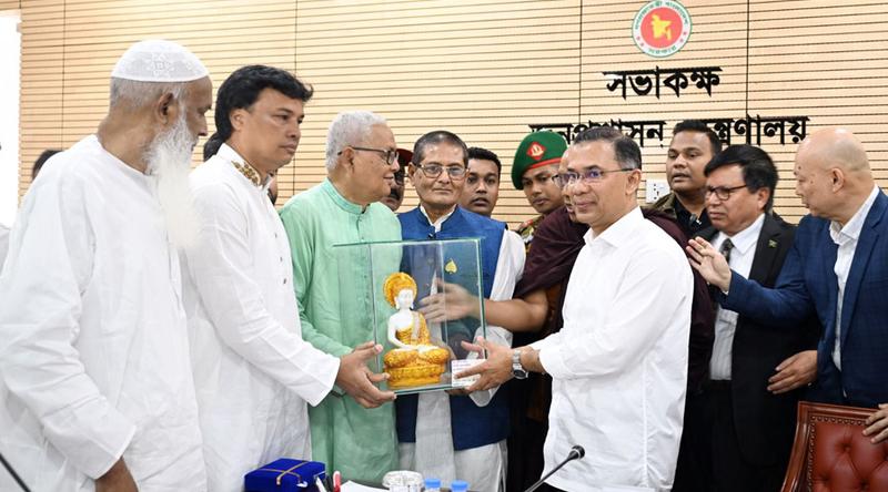 প্রধানমন্ত্রীর সঙ্গে বৌদ্ধ সম্প্রদায়ের নেতৃবৃন্দের সাক্ষাৎ