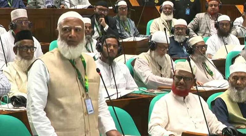 চাঁদাবাজ হলে আমার হাতেও হাতকড়া পরান: সংসদে জামায়াত আমির