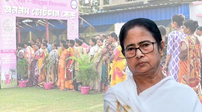 পশ্চিমবঙ্গে ক্ষমতাচ্যুত হওয়ার পথে মমতা বলছে বুথফেরত জরিপ
