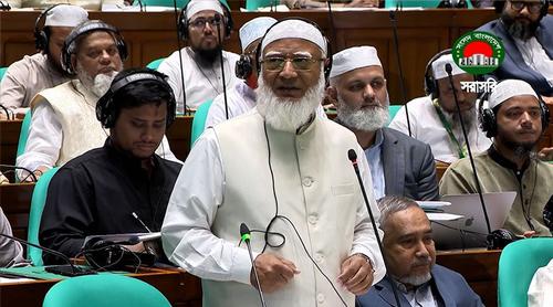 সংবিধানের বিরুদ্ধে আন্দোলন করতে পারি কিন্তু বিদ্রোহ করবো না: জামায়াত আমির
