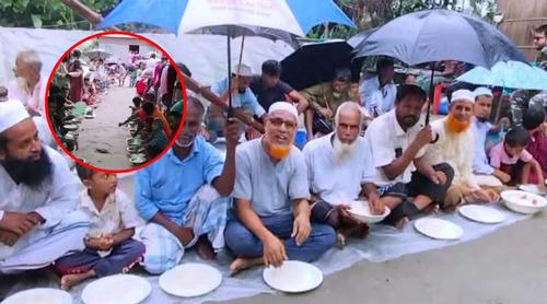 জীবিত অবস্থায় ২ হাজার মানুষকে নিজের চল্লিশা খাওয়ালেন বৃদ্ধ