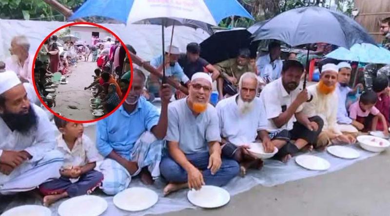 জীবিত অবস্থায় ২ হাজার মানুষকে নিজের চল্লিশা খাওয়ালেন বৃদ্ধ