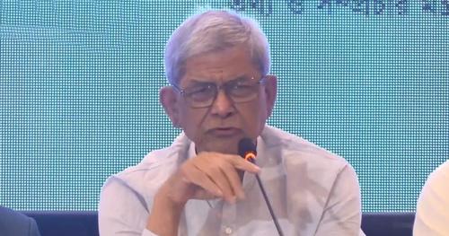 সরকারকে চোখে চোখে রাখবেন, ভুল করলে তুলে ধরবেন: মির্জা ফখরুল