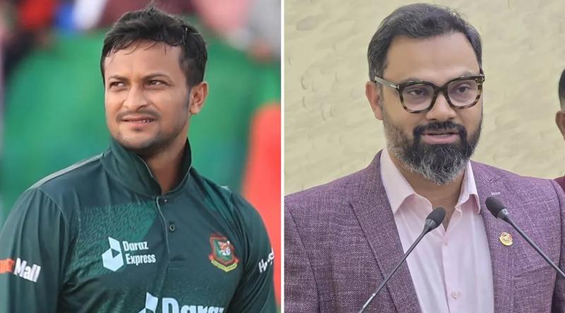 সাকিবের দেশে ফেরা এবং জাতীয় দলে খেলার সম্ভাবনা উড়িয়ে দিলেন ক্রীড়া প্রতিমন্ত্রী