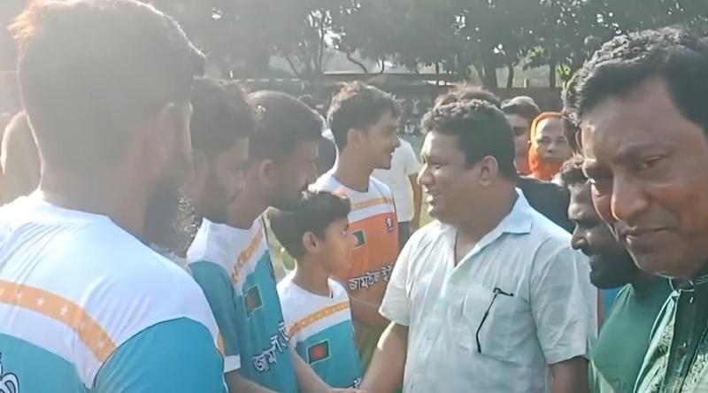 খেলাধুলায় যুবসমাজকে এগিয়ে দেওয়ার প্রতিশ্রুতি আব্দুল্লাহ আল কায়েসের