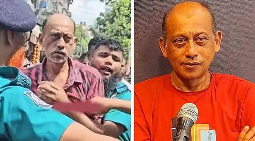 শাহজালাল মাজারে হঠাৎ উত্তেজিত অভিনেতা সমু চৌধুরী