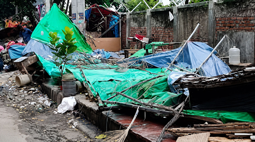 রাজধানীর আগারগাঁওয়ে উচ্ছেদ করা হলো ভাইরাল ‘মিজানের ভাতের হোটেল’