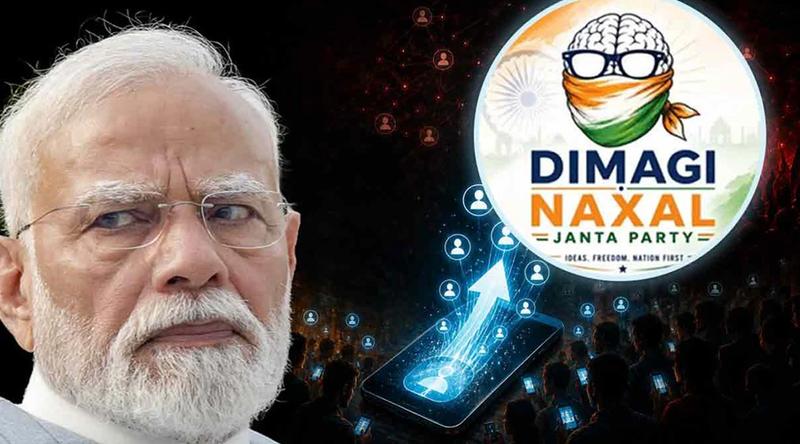 মোদির বিতর্কিত মন্তব্যের পরই আত্মপ্রকাশ করল ‘দিমাগি নকশাল জনতা পার্টি’
